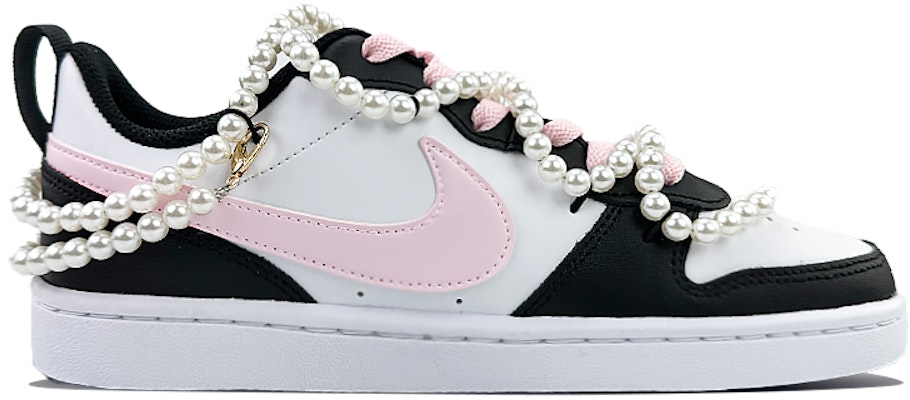 【カスタムシューズ】ナイキ コート バラ レオウ 2 'ブラックホワイトピンク' BQ5448-115(Team40-GS你的名字黑白粉) Order 【カスタムシューズ】ナイキ コート バラ レオウ 2 'ブラックホワイトピンク' BQ5448-115(Team40-GS你的名字黑白粉)