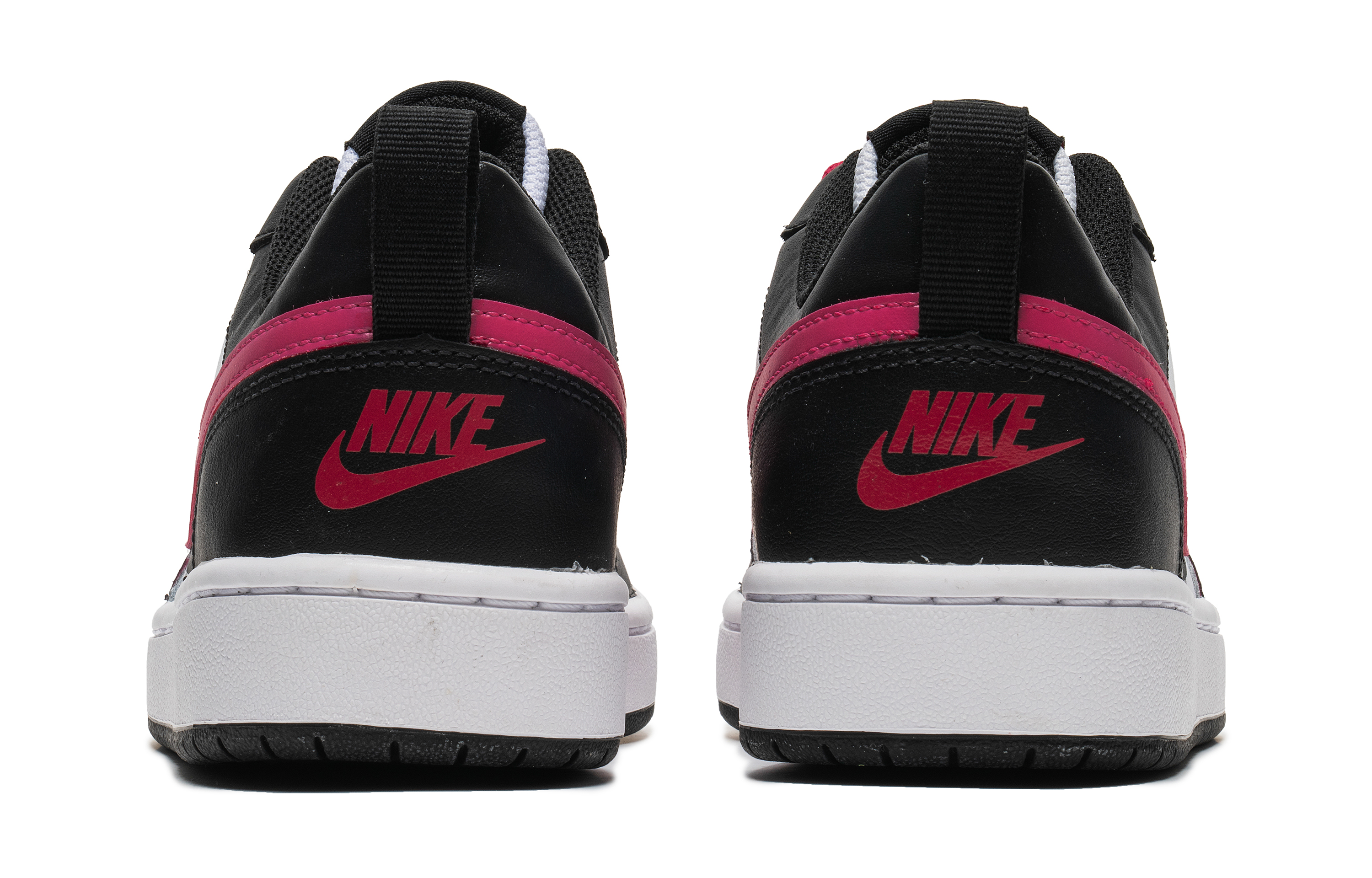 Shop 【訂製球鞋】Nike Court Borough Low 2 減齡穿搭 黑莓粉 低筒 板鞋 GS 黑粉