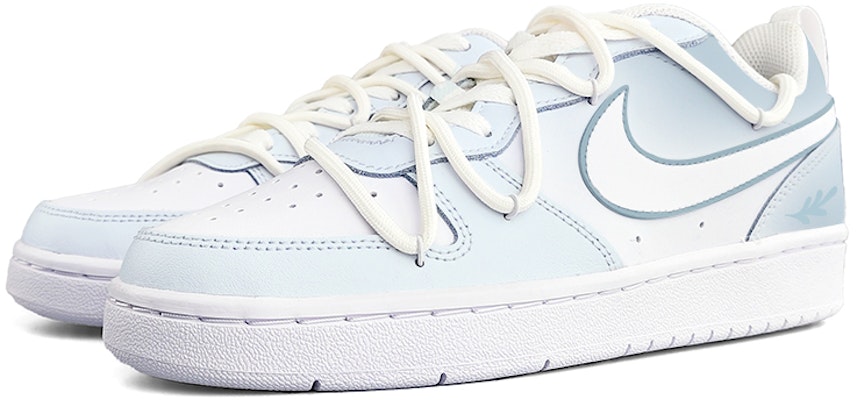 나이키 코트 보로우 로우2 '블루코랄 그라데이션 커스텀' BQ5448-100(Team13-蓝珊瑚) Shop 나이키 코트 보로우 로우2 '블루코랄 그라데이션 커스텀' BQ5448-100(Team13-蓝珊瑚)