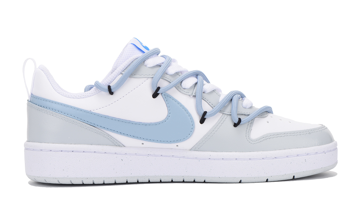 Order [Zapatillas Personalizadas] Nike Court Borough Low 2 'Azul Gris' BQ5448-123(Team32-女款蓝灰SBOX)