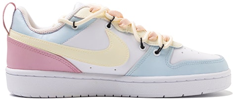 【訂製球鞋】 Nike Court Borough系列 Low 2 皮革 防滑減震耐磨 低筒 板鞋 GS 藍 Lookbook 【訂製球鞋】 Nike Court Borough系列 Low 2 皮革 防滑減震耐磨 低筒 板鞋 GS 藍