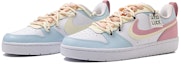Shop 【訂製球鞋】 Nike Court Borough系列 Low 2 皮革 防滑減震耐磨 低筒 板鞋 GS 藍