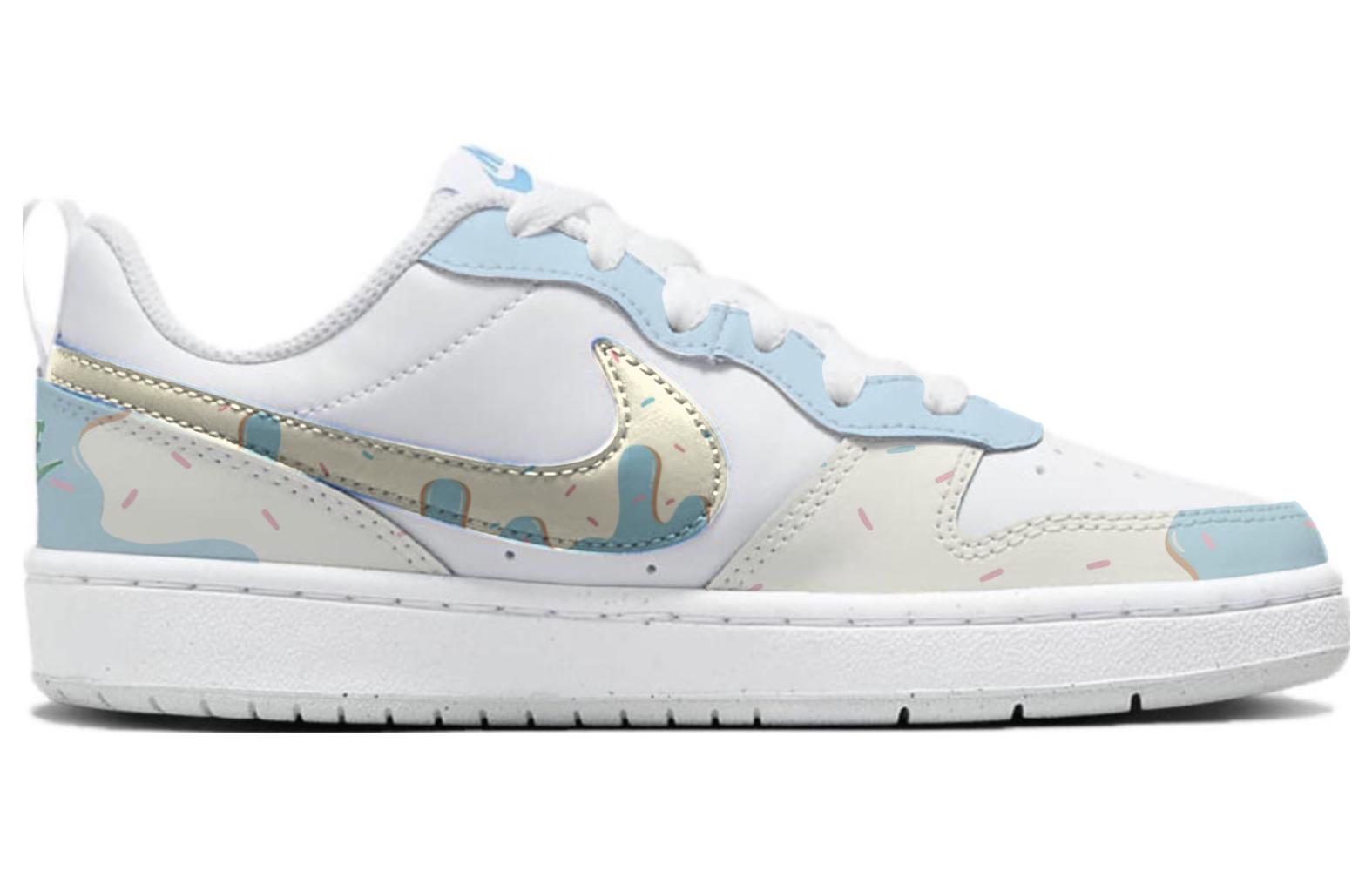 Order 나이키 코트 버로우 로우 2 '블루핑크 하모니' (커스텀) BQ5448-100(TeamD-GS款蓝粉流韵)