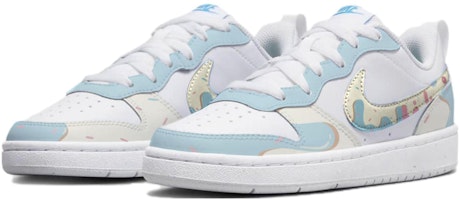 【客製化球鞋】Nike Court Borough Low 2 藍粉流韻 低筒 板鞋 GS 白藍黃 Lookbook 【客製化球鞋】Nike Court Borough Low 2 藍粉流韻 低筒 板鞋 GS 白藍黃