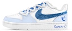 Buy Zapatillas Nike Court Borough Low 2 'Azul Blanco Terciopelo Deconstruido' BQ5448-100(Team76-GS天鹅绒蓝白)