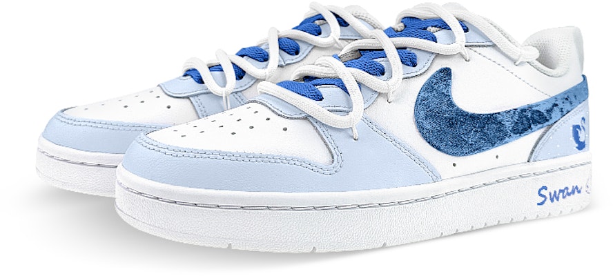 Zapatillas Nike Court Borough Low 2 'Azul Blanco Terciopelo Deconstruido' BQ5448-100(Team76-GS天鹅绒蓝白) Lookbook Zapatillas Nike Court Borough Low 2 'Azul Blanco Terciopelo Deconstruido' BQ5448-100(Team76-GS天鹅绒蓝白)