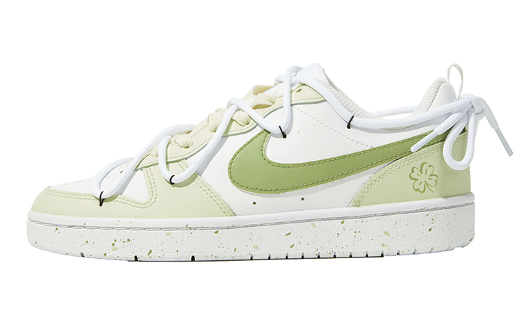 Buy [Sepatu Kustom] Nike Court Borough Low 2 'Bubble Jellyfish Putih Hijau' BQ5448-100(Team15-幸运签)