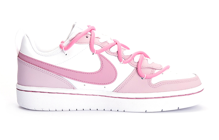 Order 【定制球鞋】Nike Court Borough Low 2 氣泡水母 愛心狙擊 可愛 低幫 板鞋 GS 粉色