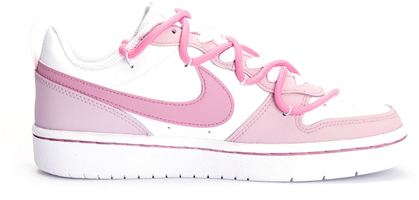 【定制球鞋】Nike Court Borough Low 2 氣泡水母 愛心狙擊 可愛 低幫 板鞋 GS 粉色 Order 【定制球鞋】Nike Court Borough Low 2 氣泡水母 愛心狙擊 可愛 低幫 板鞋 GS 粉色