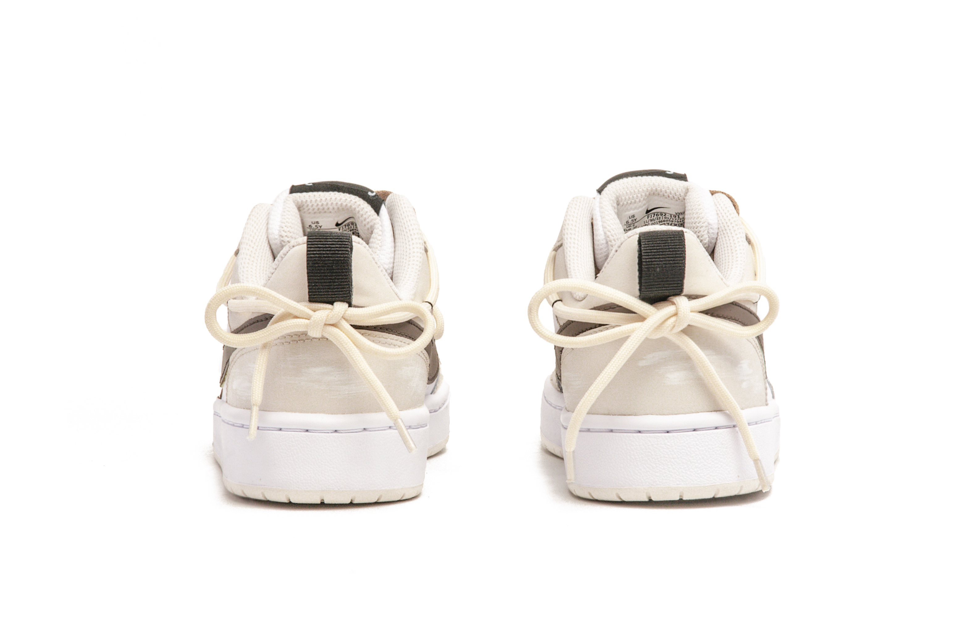 Shop [カスタムシューズ] ナイキ コートバラードロウ2『キャラメルコーヒーホワイト-ブラウン』 FJ7692-191(Team94-焦糖奶咖)