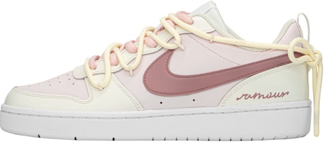 【客製化球鞋】 Nike Court Borough Low 2 FZBB 城堡主題現 浪漫仙靈貳 低筒 運動板鞋 GS 粉米 Buy 【客製化球鞋】 Nike Court Borough Low 2 FZBB 城堡主題現 浪漫仙靈貳 低筒 運動板鞋 GS 粉米
