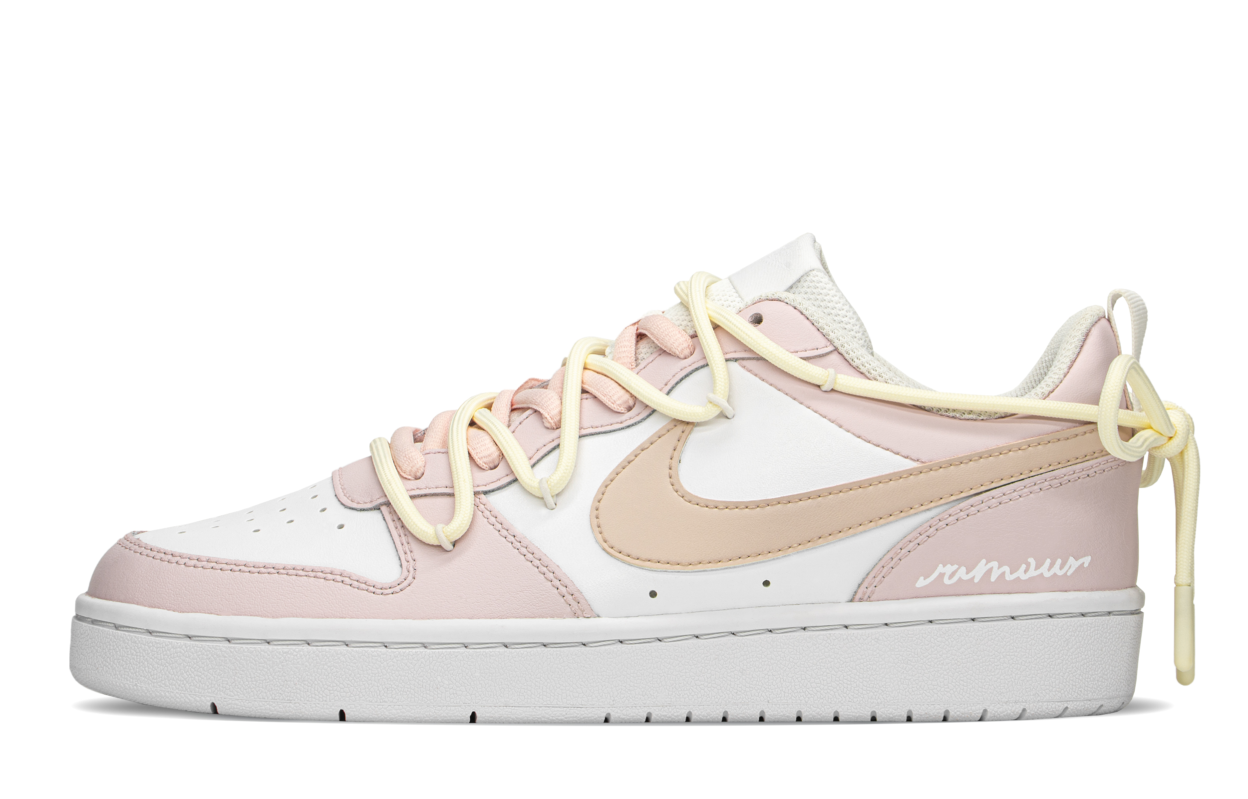 [Custom Shoes] Nike Court Borough Low 2 'Cherry Blossom Pink' - Novelship