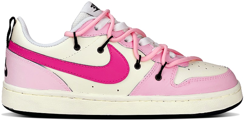 Nike Court Borough Low 2 "Cerezo" Personalizadas BQ5448-104(TeamY-女款复古做旧少女樱花粉) Order Nike Court Borough Low 2 "Cerezo" Personalizadas BQ5448-104(TeamY-女款复古做旧少女樱花粉)