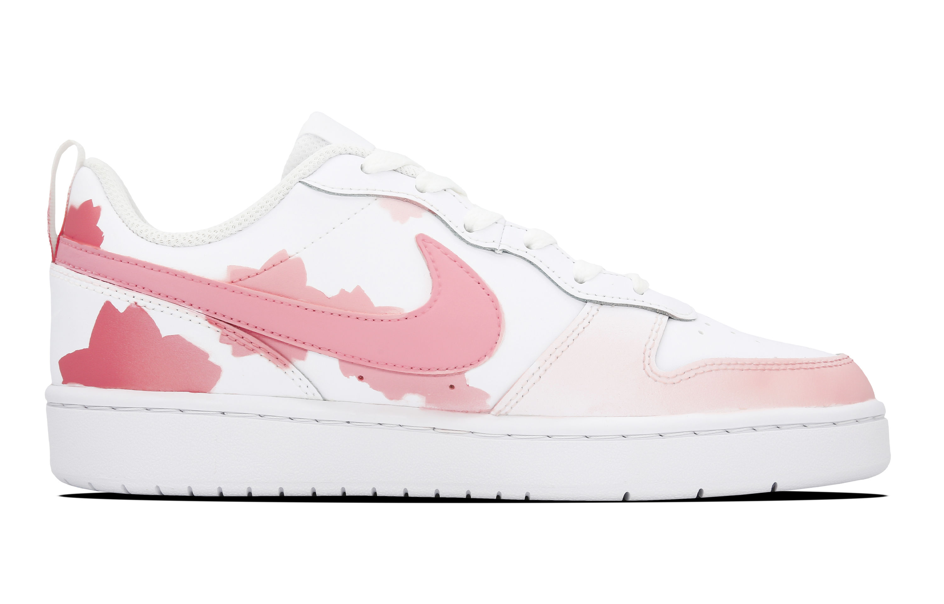 Order Zapatillas Nike Court Borough Low 2 'Compañera de Cerezo - Degradé Rosa' BQ5448-100(Team7-樱花伴侣)