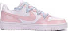 Order 【定製球鞋】 Nike Court Borough Low 2 雲朵糖 漸變 少女 簡約 休閒 低幫 板鞋 GS 粉藍