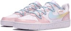 Lookbook 【定製球鞋】 Nike Court Borough Low 2 雲朵糖 漸變 少女 簡約 休閒 低幫 板鞋 GS 粉藍