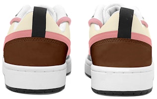 【訂製球鞋】 Nike Court Borough Low 2 復古Coco 奶油可可 解構綁帶 低筒 板鞋 GS 粉棕 Shop 【訂製球鞋】 Nike Court Borough Low 2 復古Coco 奶油可可 解構綁帶 低筒 板鞋 GS 粉棕