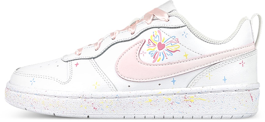 ナイキ コートバーロウ2 カラフルスプラッター (カスタムシューズ) BQ5448-100-450446 Order ナイキ コートバーロウ2 カラフルスプラッター (カスタムシューズ) BQ5448-100-450446