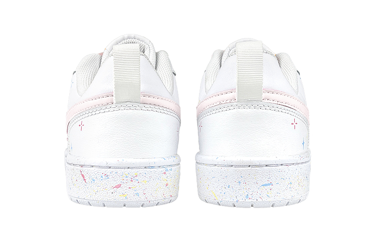 Details for [Kasut Tersuai] Nike Court Borough Low 2 'Colorful Splatter' BQ5448-100-450446