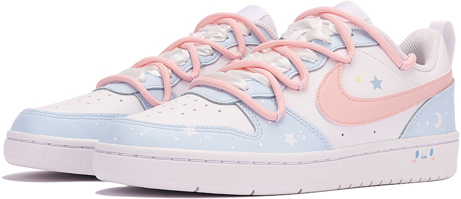 나이키 코트 보로우 2 '시원 청량' (커스텀) BQ5448-100(TeamThree-蓝眼精灵-浅蓝) Lookbook 나이키 코트 보로우 2 '시원 청량' (커스텀) BQ5448-100(TeamThree-蓝眼精灵-浅蓝)