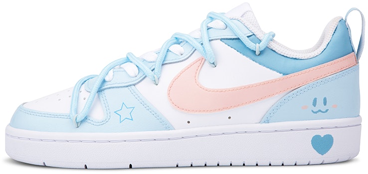 custom-shoes-nike-court-borough-low-2-cute-dog-white-blue