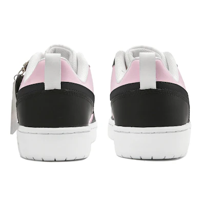 【定制球鞋】 Nike Court Borough Low 2 黑桃刺客 賽博霓虹 簡約 低幫 板鞋 GS 黑粉 Shop 【定制球鞋】 Nike Court Borough Low 2 黑桃刺客 賽博霓虹 簡約 低幫 板鞋 GS 黑粉