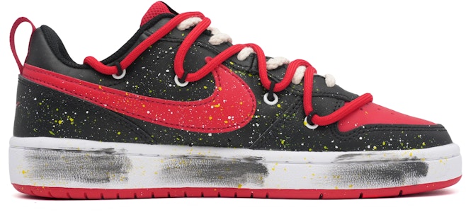 나이키 커스텀 코트 보로우 로우 2 '데이지 낙서 블랙 레드' (78 characters) BQ5448-007(Team20-笑脸小雏菊) Order 나이키 커스텀 코트 보로우 로우 2 '데이지 낙서 블랙 레드' (78 characters) BQ5448-007(Team20-笑脸小雏菊)