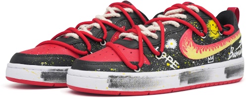 Zapatillas Nike Court Borough Low 2 'Daisy Graffiti Negro Rojo' BQ5448-007(Team20-笑脸小雏菊) Lookbook Zapatillas Nike Court Borough Low 2 'Daisy Graffiti Negro Rojo' BQ5448-007(Team20-笑脸小雏菊)