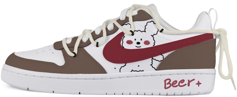 【カスタムシューズ】ナイキ コートバラロー 2 'ダンシングベア ディコンストレッドブラウン' BQ5448-100(TeamD-GS款跳舞小熊S-BOX) Buy 【カスタムシューズ】ナイキ コートバラロー 2 'ダンシングベア ディコンストレッドブラウン' BQ5448-100(TeamD-GS款跳舞小熊S-BOX)