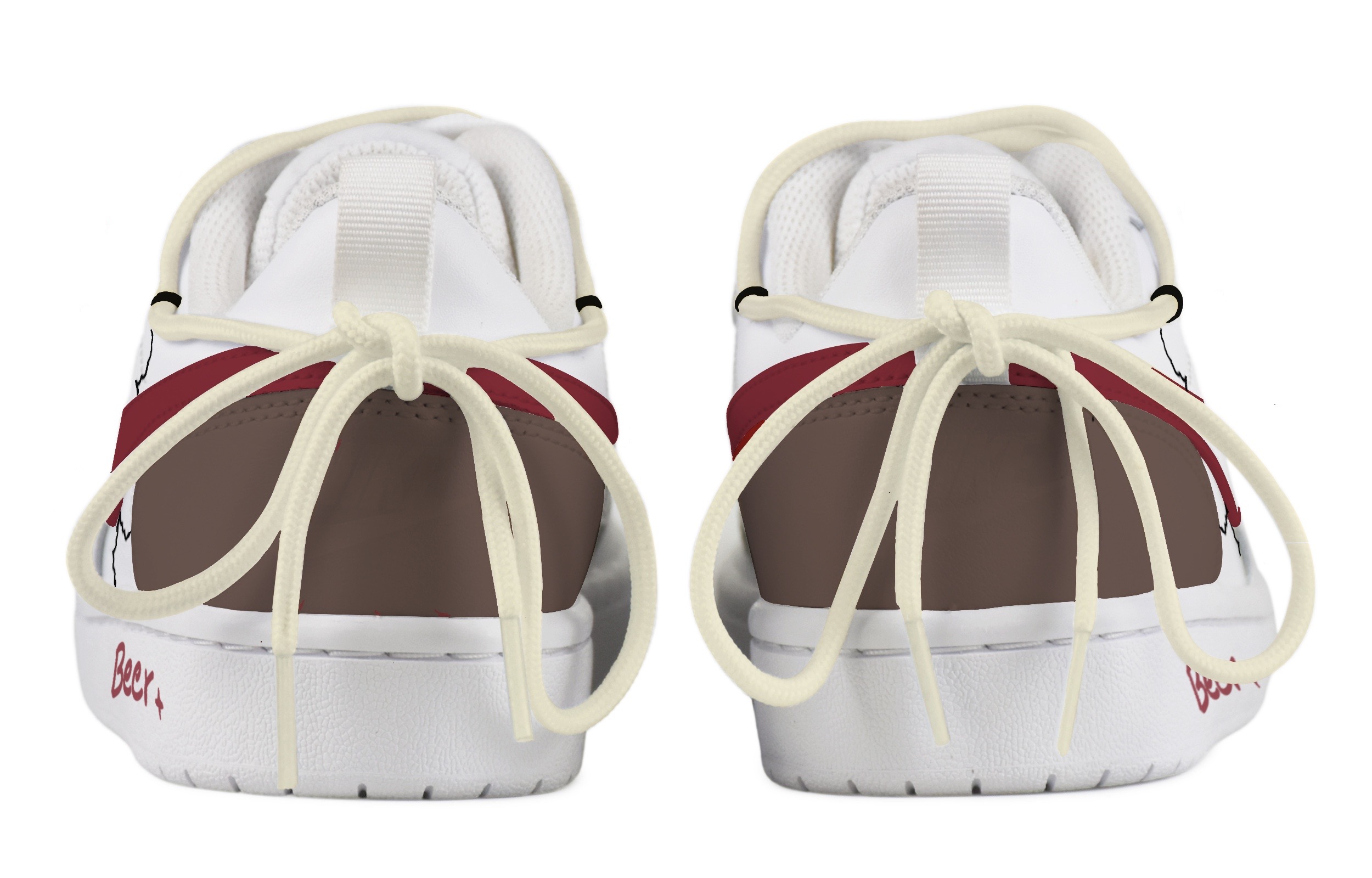 Purchase [Custom Shoes] Nike Court Borough Low 2 'Dancing Bear Deconstructed Red Brown'