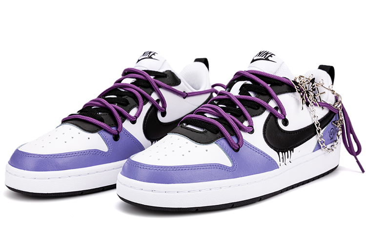 Lookbook 나이키 코트 버로우 로우 2 "다크 스컬 & 버터플라이 메탈" BQ5448-104(Team18-AF1暗黑蝴蝶骷髅）