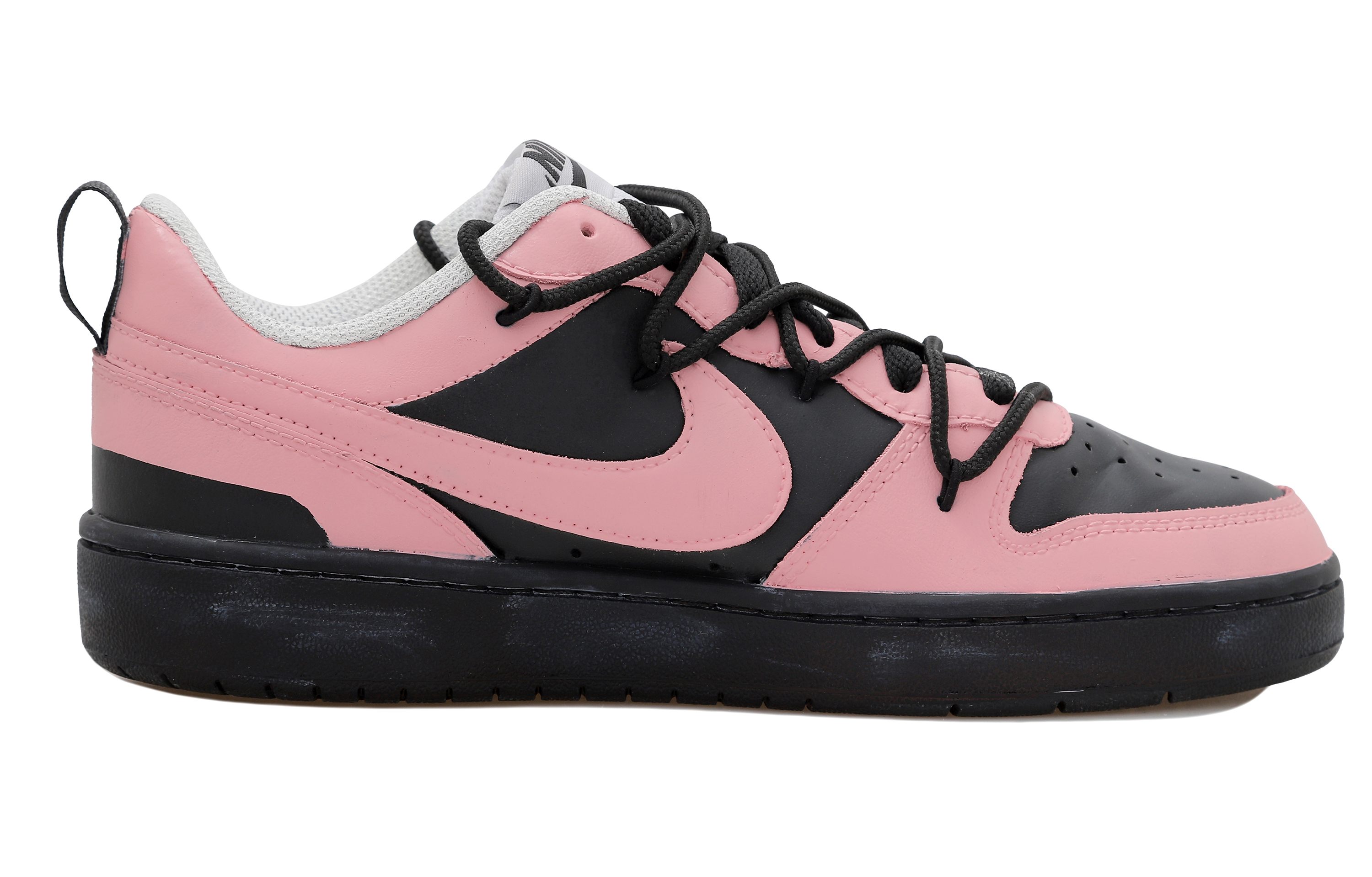 [Custom Shoes] Nike Court Borough Low 2 'Deconstructed Pink and Black' 圖 2