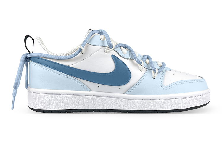Order [Sepatu Custom] Nike Court Borough Low 2 'Deconstructed Bunny Patch' BQ5448-104(Team47-女CB兔解蓝SBOX)
