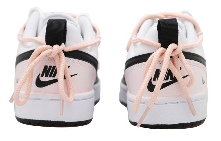 Shop Zapatillas Nike Court Borough Low 2 'Deconstruidas Blanco Negro Rosa' BQ5448-104(Team拾玖-解构黑粉S-BOX)