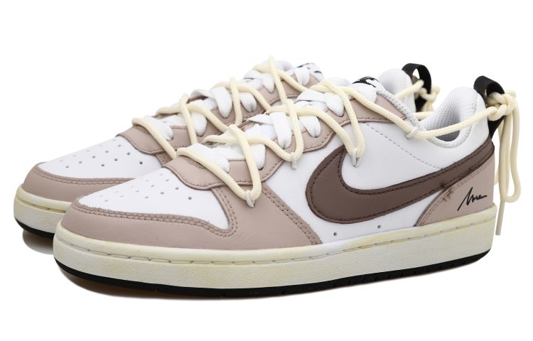 Lookbook [カスタムシューズ] ナイキ コート バラ エロー 2 'ディストレスレッドティーラテ' BQ5448-104(Team拾玖-红茶拿铁S-BOX)