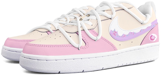 나이키 커스텀 보로우 로우2 "도넛 캔디 핑크옐로" BQ5448-100(Team13-甜甜圈) Lookbook 나이키 커스텀 보로우 로우2 "도넛 캔디 핑크옐로" BQ5448-100(Team13-甜甜圈)