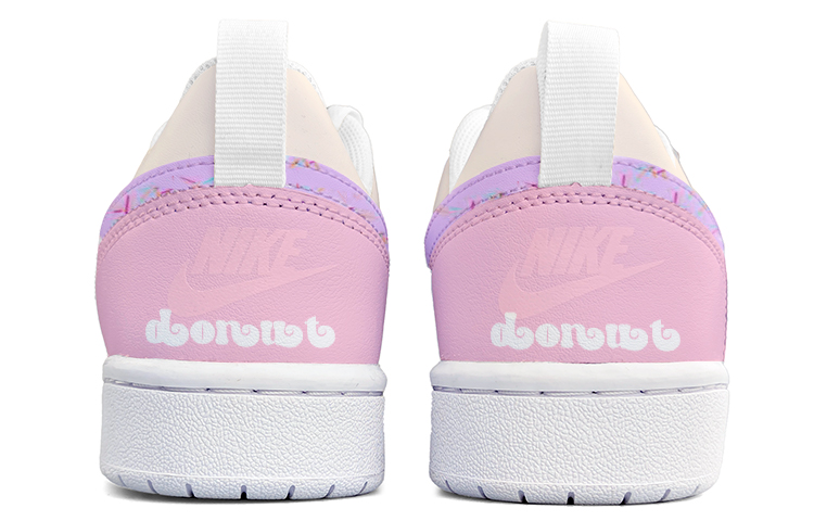 Shop 나이키 커스텀 보로우 로우2 "도넛 캔디 핑크옐로" BQ5448-100(Team13-甜甜圈)