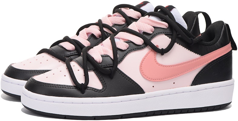 【定製球鞋】Nike Court Borough Low 2 粉色 墨水 多巴胺 學院風 解構 高街 低筒 板鞋 GS 黑粉 Lookbook 【定製球鞋】Nike Court Borough Low 2 粉色 墨水 多巴胺 學院風 解構 高街 低筒 板鞋 GS 黑粉