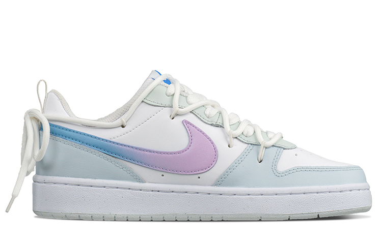 Lookbook Zapatillas Personalizadas Nike Court Borough Low 2 'Azul Dopamina Medusa' BQ5448-123(Team62-多巴胺蓝水母)