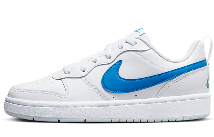 Sizing Zapatillas Personalizadas Nike Court Borough Low 2 'Azul Dopamina Medusa' BQ5448-123(Team62-多巴胺蓝水母)