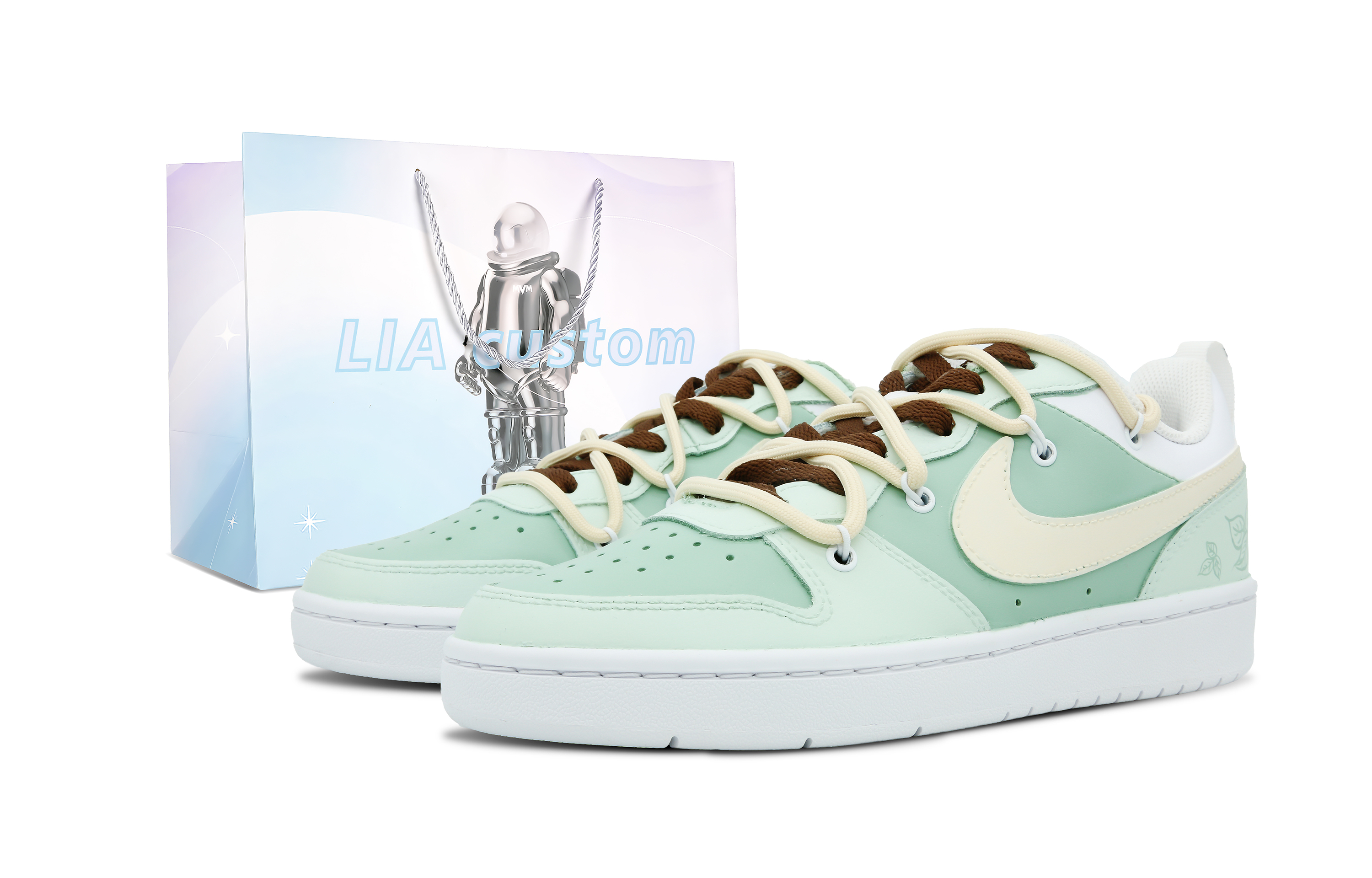 Buy 나이키 코트 버로우 로우 2 '신비의 나뭇잎' (55 characters) BQ5448-100-485190