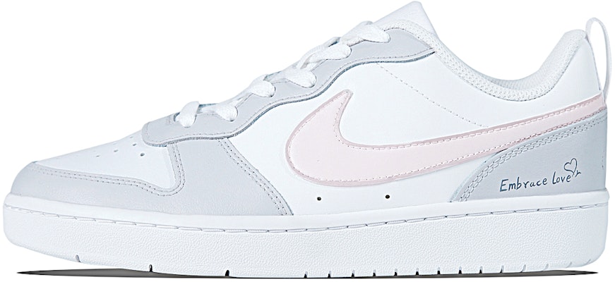 Kasut Custom Nike Court Borough Low 2 'Embrace Love' BQ5448-100-466229 Buy Kasut Custom Nike Court Borough Low 2 'Embrace Love' BQ5448-100-466229