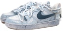 Shop 【訂製球鞋】 Nike Court Borough Low 2 OKHR 羽毛天空 掛鍊 解構風 潑墨 漸變 低筒 板鞋 GS 灰藍