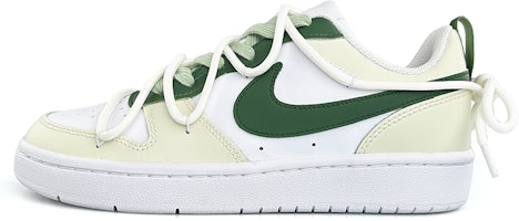 【客製球鞋】 Nike Court Borough Low 2 休閒 青蘋果 時尚文青 低筒 板鞋 GS 白綠 Buy 【客製球鞋】 Nike Court Borough Low 2 休閒 青蘋果 時尚文青 低筒 板鞋 GS 白綠