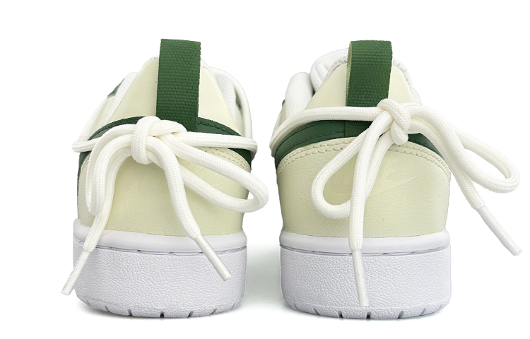 Shop 나이키 코트 버로우 로우 2 '프레시 그린-화이트' (커스텀) BQ5448-100(Team13-青苹果)