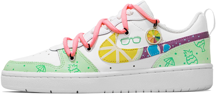 【定制鞋】耐克 Court Borough Low 2“水果派对” BQ5448-100-471289 Buy 【定制鞋】耐克 Court Borough Low 2“水果派对” BQ5448-100-471289