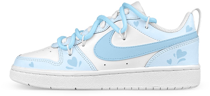 custom-shoes-nike-court-borough-low-2-gift-box-heart-silhouette-white-blue