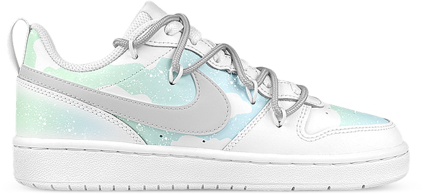 나이키 코트 버로우 로우 2 '그라데이션 스플래터' (화이트/블루/그린) BQ5448-100(Team47-女C青草地解构) Order 나이키 코트 버로우 로우 2 '그라데이션 스플래터' (화이트/블루/그린) BQ5448-100(Team47-女C青草地解构)