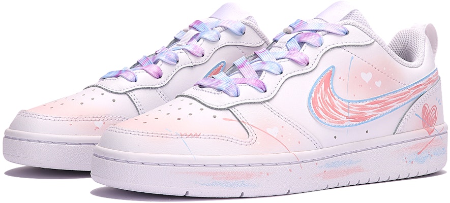 Zapatillas Nike Court Borough Low 2 'Corazones Degradé y Salpicaduras' BQ5448-100(TeamThree-渐变心心-粉白) Lookbook Zapatillas Nike Court Borough Low 2 'Corazones Degradé y Salpicaduras' BQ5448-100(TeamThree-渐变心心-粉白)