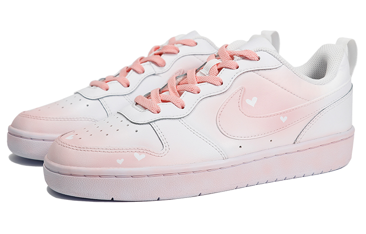 Lookbook [Sepatu Custom] Nike Court Borough Low 2 'Gradien Mimpi Gadis Imut' BQ5448-100(TeamThree-梦幻)